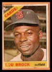 1966 Venezuelan Topps Lou Brock #125 Card