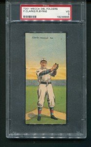 1911 T201 Mecca Double Folders Fred Clark Card