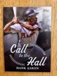 2025 Topps Call to the Hall Hank Aaron Card