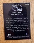 2025 Topps Call to the Hall Hank Aaron Card