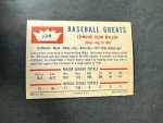 1960 Fleer Bing Miller Baseball Card, #39