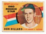 1960 Topps Don Dillard #122 RC - Venezuela Edition