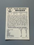 1960 Leaf Baseball Julio Becquer #43 Card