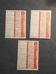 1958 Topps Baseball All-Star Card Lot - 3 Players