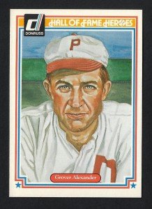 1983 Donruss Grover Cleveland Alexander Baseball Card