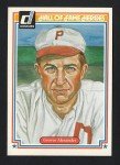 1983 Donruss Grover Cleveland Alexander Baseball Card