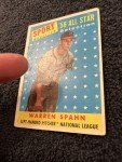 1958 Topps Sport Magazine Warren Spahn #494 Card