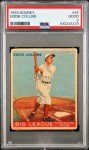 1933 Goudey Eddie Collins Baseball Card #42 HOF