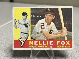 1960 Topps Nelly Fox Hall of Fame Card