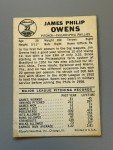 1960 Leaf Baseball Card #39 Jim Owens