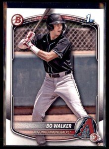 2025 Bowman Bo Walker Arizona Diamondbacks 5 Card Set