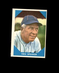 1960 Fleer Tris Speaker Baseball Card #D1,406189