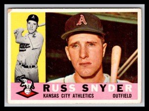 1960 Topps Venezuelan #81 Russ Snyder Card