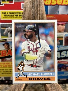 Michael Harris II 2025 Topps Heritage SP Card