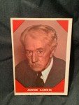 1960 Fleer #64 Judge Landis Sports Card