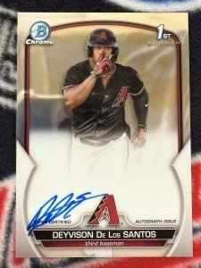 2023 Bowman Chrome Deyvison De Los Santos Auto