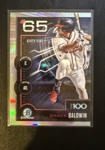 2025 Bowman Drake Baldwin Top 100 Atlanta Braves