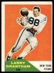 1960 Fleer Larry Grantham Sports Card #98