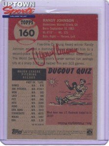 2018 Topps Randy Johnson Arizona Diamondbacks Card