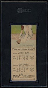 1911 Mecca T201 Russell Ford & Otis Johnson Card