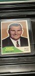 1960 Fleer Hank Stram Football Card RC