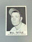1960 Leaf Bill Tuttle Baseball Card #32