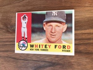 1960 Topps Whitey Ford Yankees Baseball Card