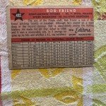 1958 Topps All-Star Bob Friend Sports Card #492