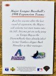 1996 Upper Deck Diamondbacks & Devil Rays Cards
