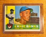 Ernie Banks 1960 Topps #10 Chicago Cubs Card