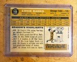 Ernie Banks 1960 Topps #10 Chicago Cubs Card