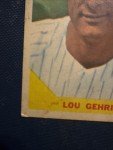 1960 Fleer Lou Gehrig Baseball Card #28