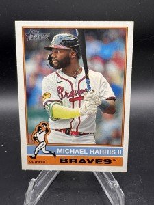 2025 Topps Heritage Michael Harris II #410 SP