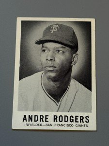1960 Leaf Baseball Card #42 Andre Rodgers