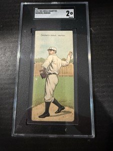 1911 Mecca T201 Hughie Jennings & Ed Summers Cards