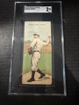 1911 Mecca T201 Hughie Jennings & Ed Summers Cards