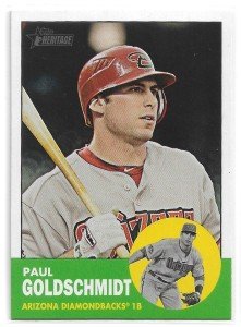 2012 Topps Heritage Paul Goldschmidt Card