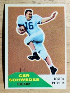 1960 Fleer Gerhard Schwedes Rookie Card #71