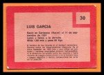 1967 Topps Luis Camaleon Garcia #30 Card