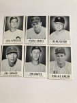 1960 Leaf Baseball Cards Lot of Six