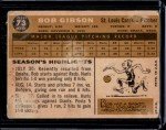 1960 Topps Bob Gibson Baseball Card #73