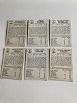 1960 Leaf Baseball Cards Lot of Six
