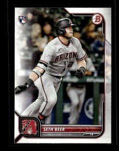 Seth Beer 2022 Bowman RC Arizona Diamondbacks Lot