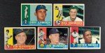 1960 Topps Baseball Star Lot - 5 Cards