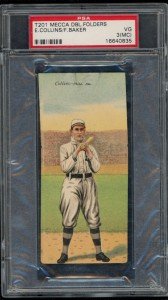 1911 Mecca T201 Double Folders Eddie Collins & Frank Baker