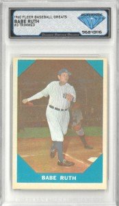 1960 Fleer Babe Ruth #3 - DSG Authentic