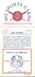 1983 TCMA Renata Galasso Ban Johnson Card