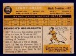 1960 Venezuelan Topps Lenny Green #99 Washington Senators
