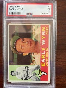 1960 Topps Early Wynn #1 Chicago White Sox Card