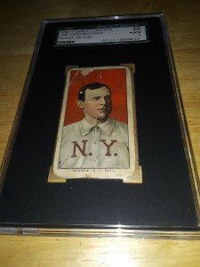 1909 T206 John McGraw Portrait Card SGC 10